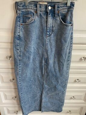 Maxi jean skirt